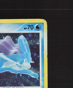 Suicune 19/132 Secret Wonders Holo Rare HOLO BLEED Pokemon Card DMG - Image 4