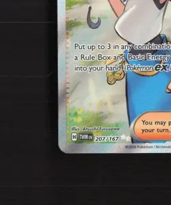 Lana's Aid 207/167 Twilight Masquerade Full Art Ultra Rare Holo Pokemon Card NM - Image 5