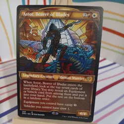 Magic the Gathering (mtg): DMU: Astor, Bearer of Blades - Rare - Showcase - Image 1