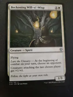 MTG Beckoning Will-o'-Wisp CL Battle for Baldur's Gate -Combine Ship 1-10 $4.88 - Image 1