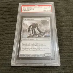 2011 Magic MTG New Phyrexia #146 Myr Superion Psa 10 Pop 1/1 - Image 1