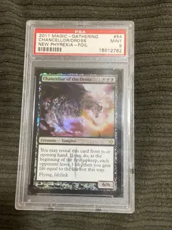 2011 Magic The Gathering Mtg New Phyrexia Foil Chancellor/dross Psa 9 Pop 1/1 - Image 1