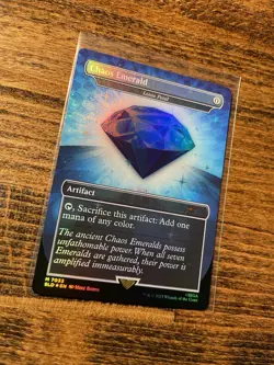 SEE DESCRIPTION- Chaos Emerald (7033) Blue - Lotus Petal - Sonic Secret Lair MTG - Image 4