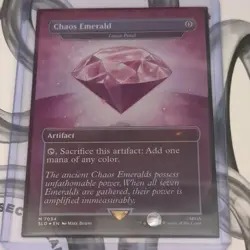 Chaos Emerald Purple Foil - Lotus Petal - Sonic Secret Lair - Magic MTG #7034 - Image 1