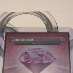 Chaos Emerald Purple Foil - Lotus Petal - Sonic Secret Lair - Magic MTG #7034 - Image 2