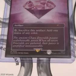 Chaos Emerald Purple Foil - Lotus Petal - Sonic Secret Lair - Magic MTG #7034 - Image 3