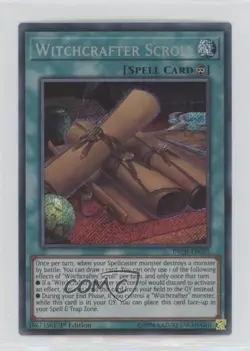 Witchcrafter Scroll (SE) 1st Ed. YuGiOh The Infinity Chasers #INCH-EN025 0t0 - Image 1