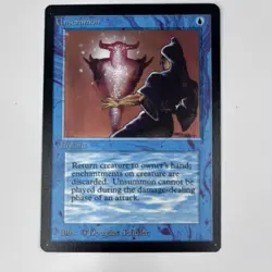 MTG Beta Unsummon Magic The Gathering TCG Card Free Shipping - Image 1