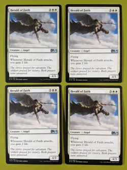 Herald of Faith x4 Core Set 2019 M19 4x Playset Magic the Gathering MTG - Image 1