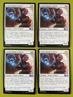 Aethershield Artificer x4 Core Set 2019 M19 4x Playset Magic the Gathering MTG - Image 1