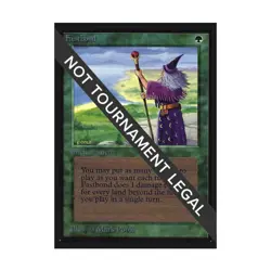 WOTC MtG International Ed. Fastbond (R) NM - Image 1