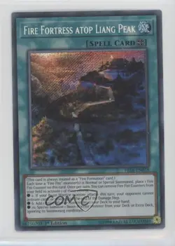 Fire Fortress Atop Liang Peak SE 1st Ed. YuGiOh Fists of the Gadgets 6o3 - Image 1
