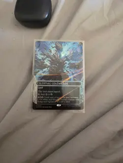 In hand Celestial Colonnade (#7) - Foil Extended Art EOS NM MTG - Image 1