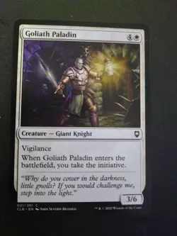 MTG Goliath Paladin #21 CL Battle for Baldur's Gate -Combine Ship 1-10 $4.88 - Image 1