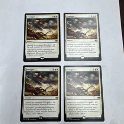 Magic the Gathering MTG Fumigate Play Set Of 4 Cards - Image 1