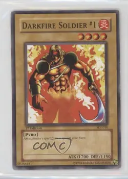 Darkfire Soldier #1 1st Ed. YuGiOh Starter Deck Joey #SDJ-010 2003 gl9 - Image 1