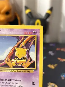 Abra Pokemon German Base Set 1st Edition (ABRA) #43 Super Clean Vintage Centered - Image 5