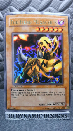 | Yugioh The Fiend Megacyber PSV-100 1st Ed Ultra Rare Pharaohs Servant HP | - Image 1