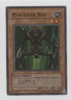 Man-Eater Bug YuGiOh Legend of Blue Eyes White Dragon #LOB-108 2002 16f0 - Image 1