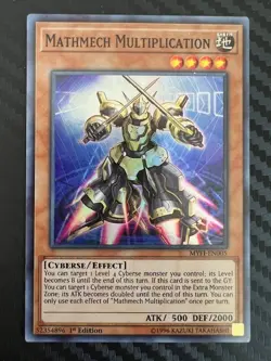 Yugioh Mathmech Multiplication MYFI-EN005 Super Rare 1st Edition NM - Image 1