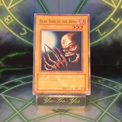 LOB-020 Dark King Of The Abyss YuGiOh Card - Image 1