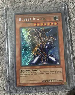 Yugioh Buster Blader BPT-008 2003 Collectors Tin Secret Rare MP - Image 2