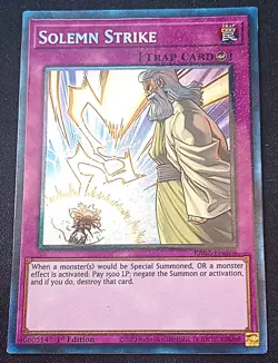YuGiOh! Solemn Strike RA02-EN079 Collector's Rare - Near Mint - Image 1