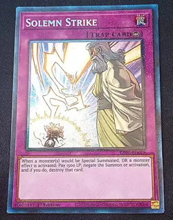 YuGiOh! Solemn Strike RA02-EN079 Collector's Rare - Near Mint - Image 2