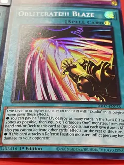 Millennium Ankh + Obliterate!!! Blaze + Obliterate!!! + Exxod Of Rage | YuGiOh! - Image 4