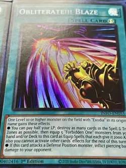 Millennium Ankh + Obliterate!!! Blaze + Obliterate!!! + Exxod Of Rage | YuGiOh! - Image 5