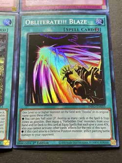 Millennium Ankh + Obliterate!!! Blaze + Obliterate!!! + Exxod Of Rage | YuGiOh! - Image 5