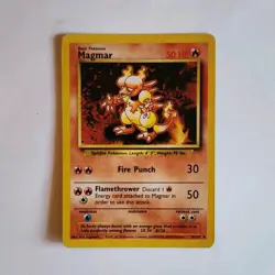 Magmar 36/102 - Base Set Pokemon Card - MP - Image 1