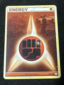 Pokemon TCG Fighting Energy HeartGold SoulSilver Regular Card 120/123 LP - Image 1
