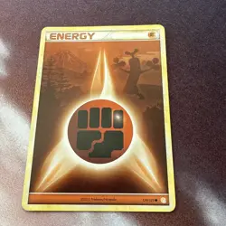 Pokemon TCG Fighting Energy HeartGold SoulSilver Regular Card 120/123 LP - Image 1