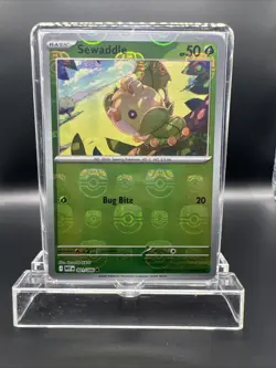 Sewaddle Master Ball White Flare 001/086 English Pokemon Card - Image 1