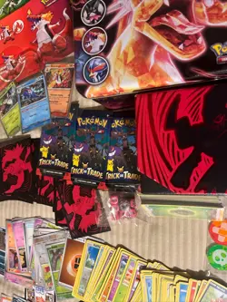 Pokemon Card Collection Lot- W/Mini Binder, Great Huge Mix Everything Pictured - Image 2