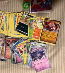 Pokemon Card Collection Lot- W/Mini Binder, Great Huge Mix Everything Pictured - Image 5