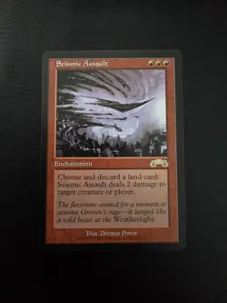 Seismic Assault Exodus Regular MTG NM Magic Card - Image 1