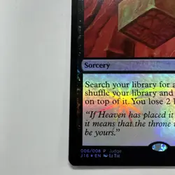 MTG Imperial Seal Foil Judge Promos Magic the Gathering Card Very Clean! - Image 5