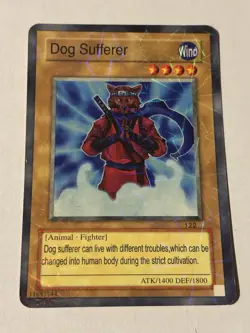 Yu-Gi-Oh! TCG Fake Card Dog Sufferer Funny Card - Image 1