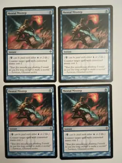 Mental Misstep x4 - MTG - New Phyrexia Regular - Magic the Gathering - Image 1
