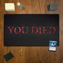 YOU DIED, Magic The Gathering Playmat, MTG, TCG Large Mousepad, - Image 5