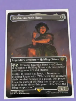 MTG: The Lord of the Rings: Frodo, Sauron's Bane Foil #0448 Promotional - NM - Image 1