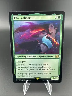 Tifa Lockhart Final Fantasy MTG Legendary Creature Foil #0206 - Image 1