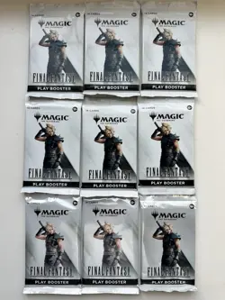 Lot of 9 Final Fantasy Play Booster Packs New Sealed MTG Magic the Gathering - Image 1