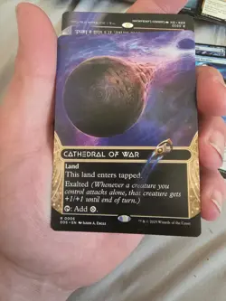 MTG Cathedral of War Full Art Edge Of Eternities IN HAND - Image 1
