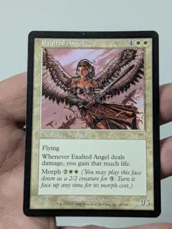 Exalted Angel #28 - Onslaught, 2002 - MTG Magic: The Gathering - Light Play - Image 3