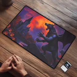 Moonfang Werewolf, Magic The Gathering Playmat, MTG, TCG Large Mousepad, - Image 3