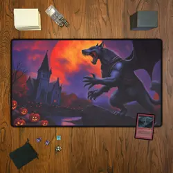 Moonfang Werewolf, Magic The Gathering Playmat, MTG, TCG Large Mousepad, - Image 5