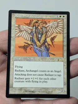 Radiant, Archangel #20 - Urza's Legacy - MTG Magic: The Gathering - Light Play - Image 3